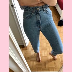 Zara vintage mom fit jeans